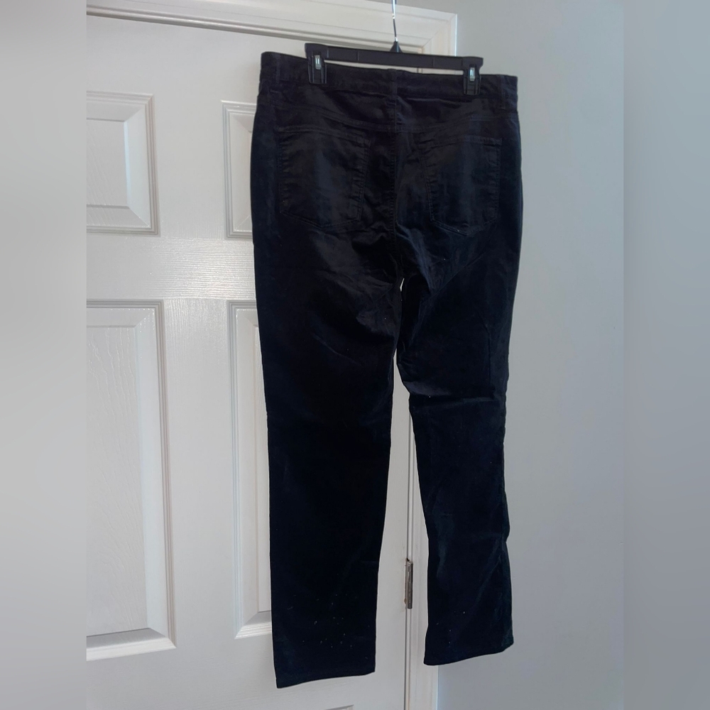 Velvetine straight leg  pants
